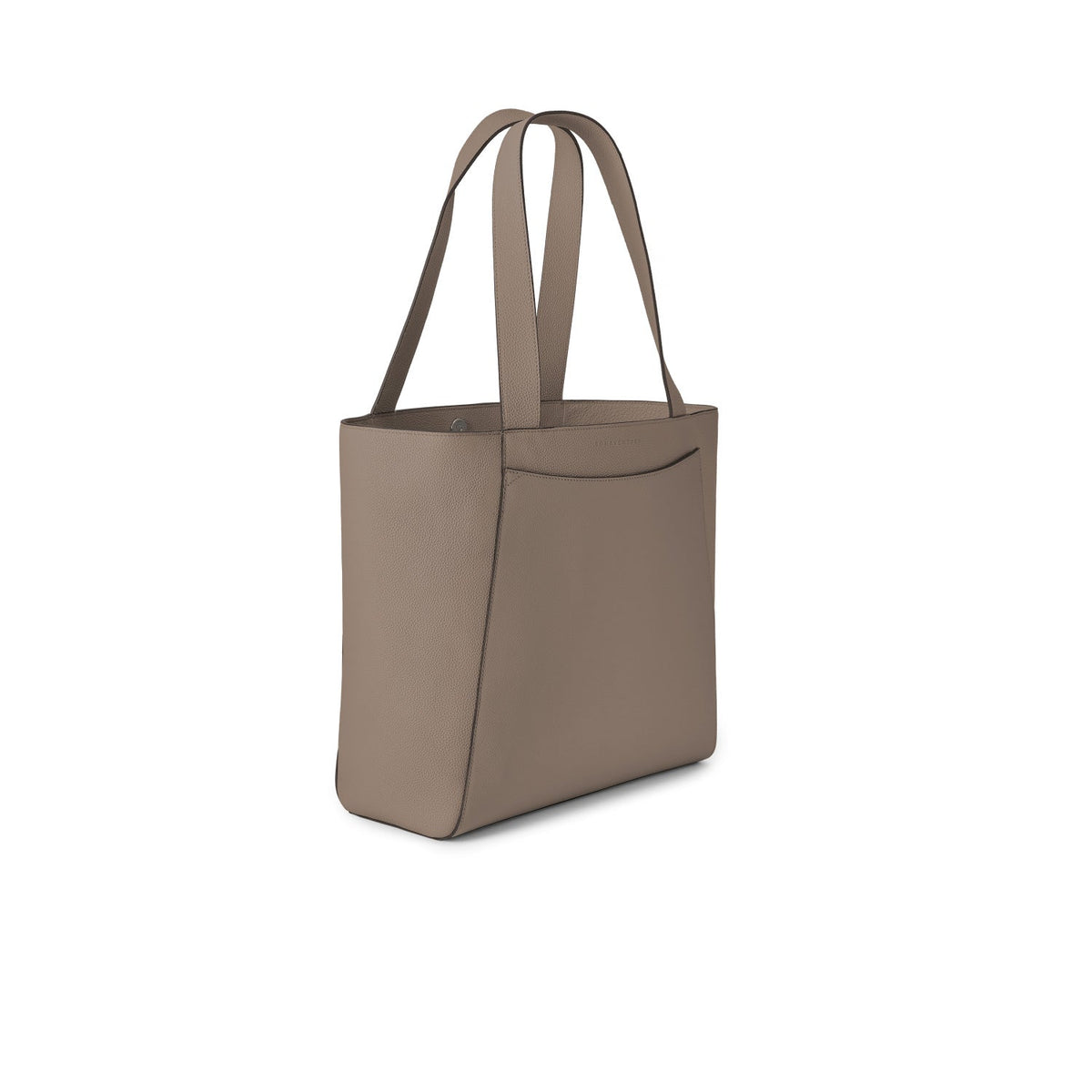 Manuel Tote Bag Shrink Leather (Etoupe)