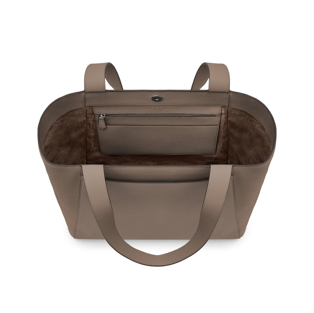 Manuel Tote Bag Shrink Leather (Etoupe)