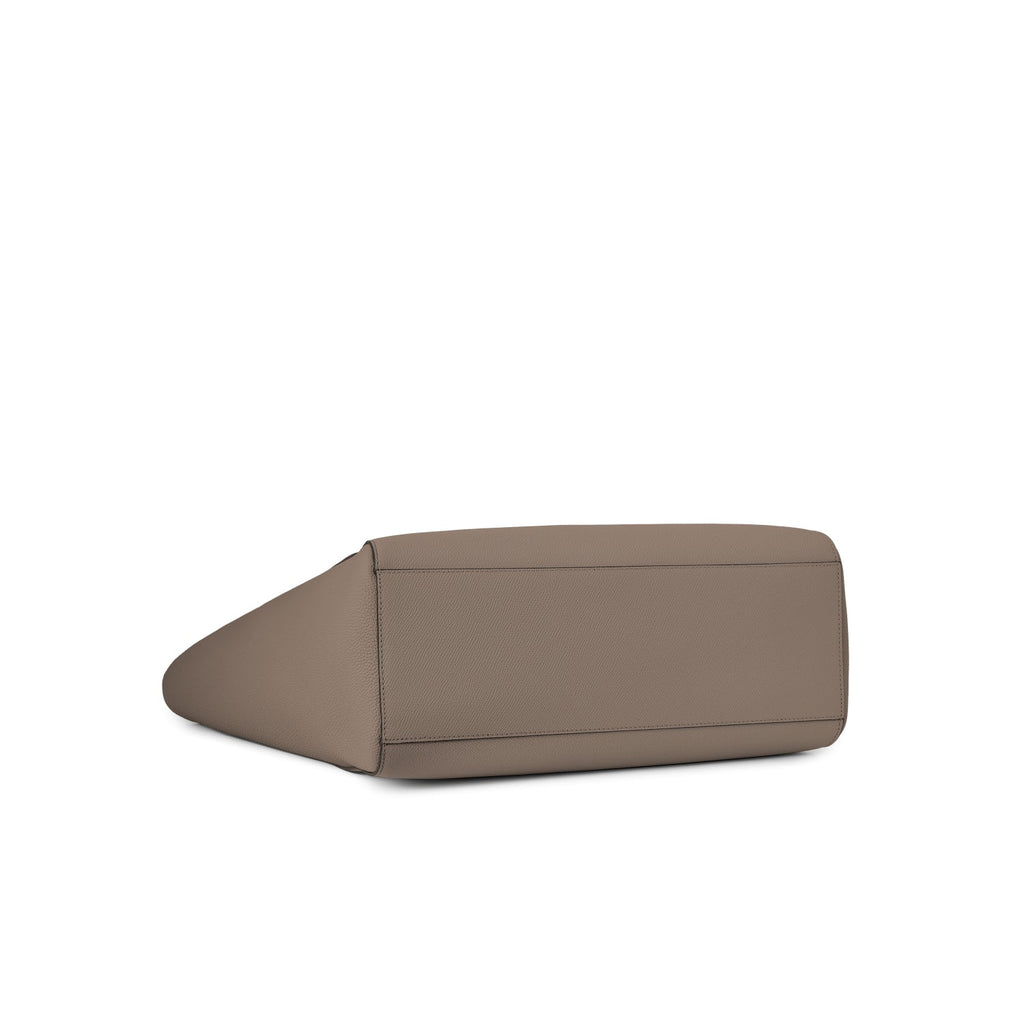 Manuel Tote Bag Shrink Leather (Etoupe)