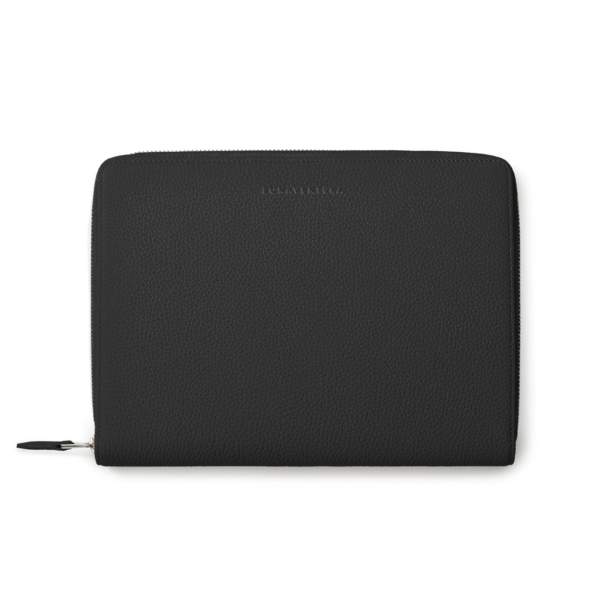 Functional Notebook Case Shrink Leather (A5 - Black)