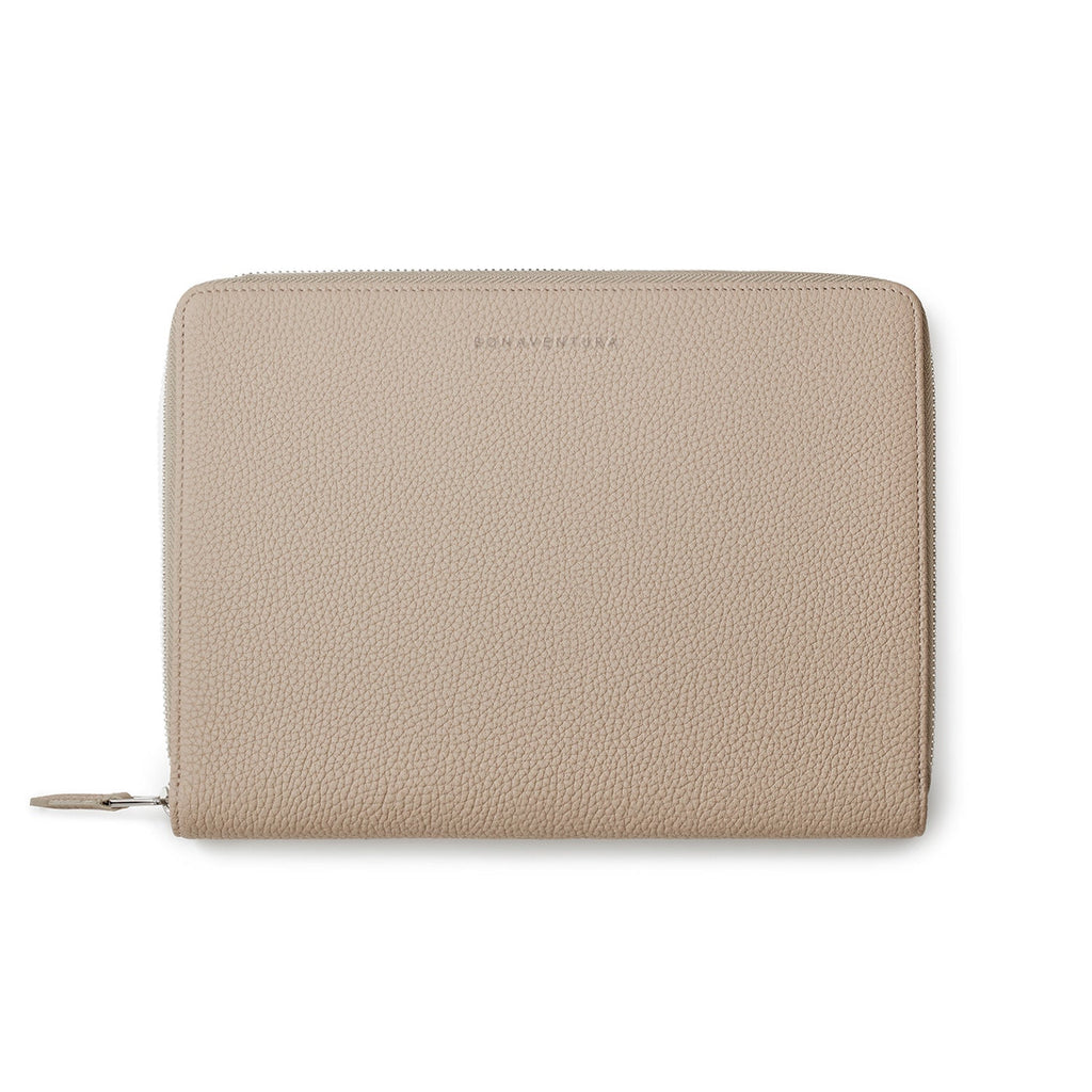 Functional Notebook Case Shrink Leather (A5 - Greige)
