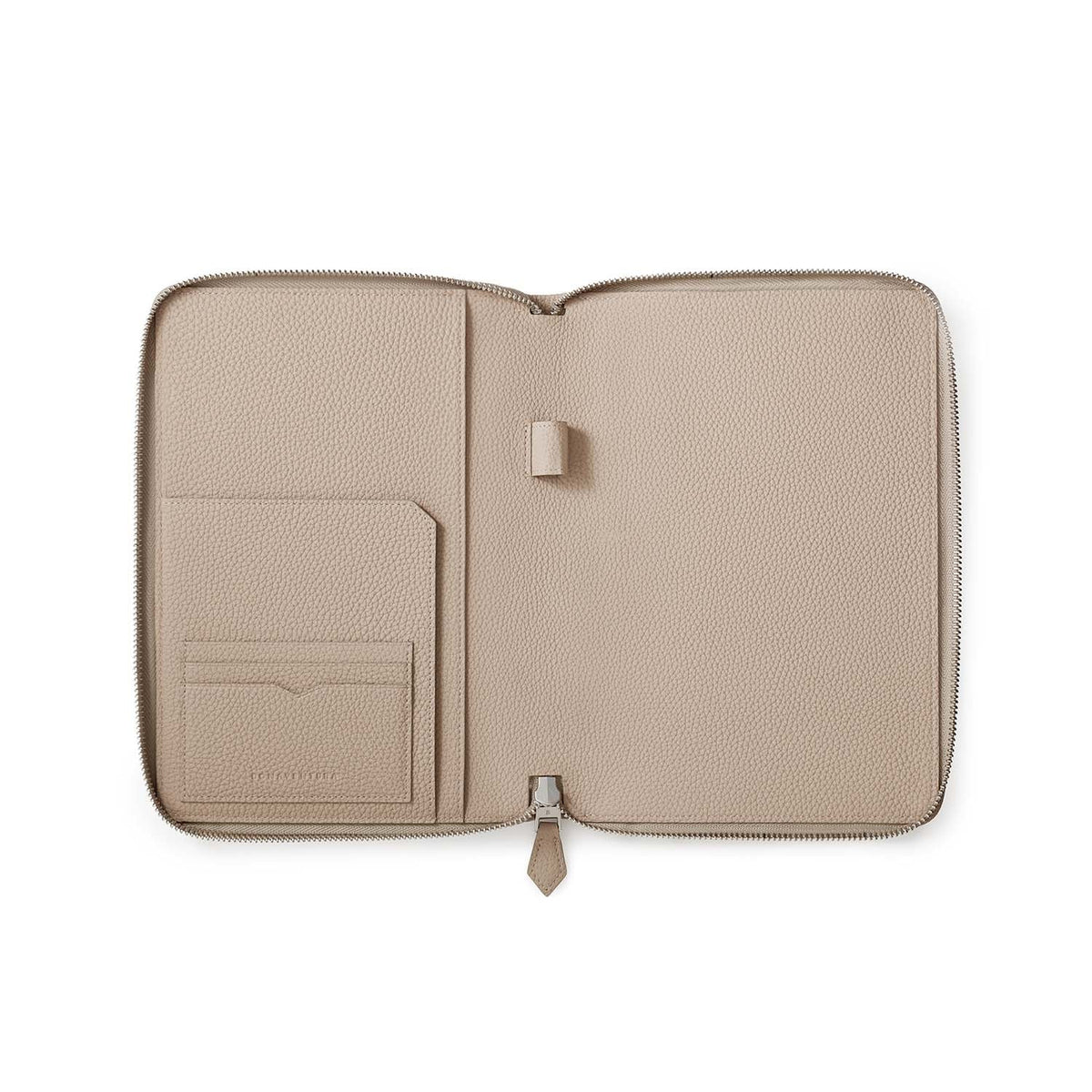 Functional Notebook Case Shrink Leather (A5 - Greige)