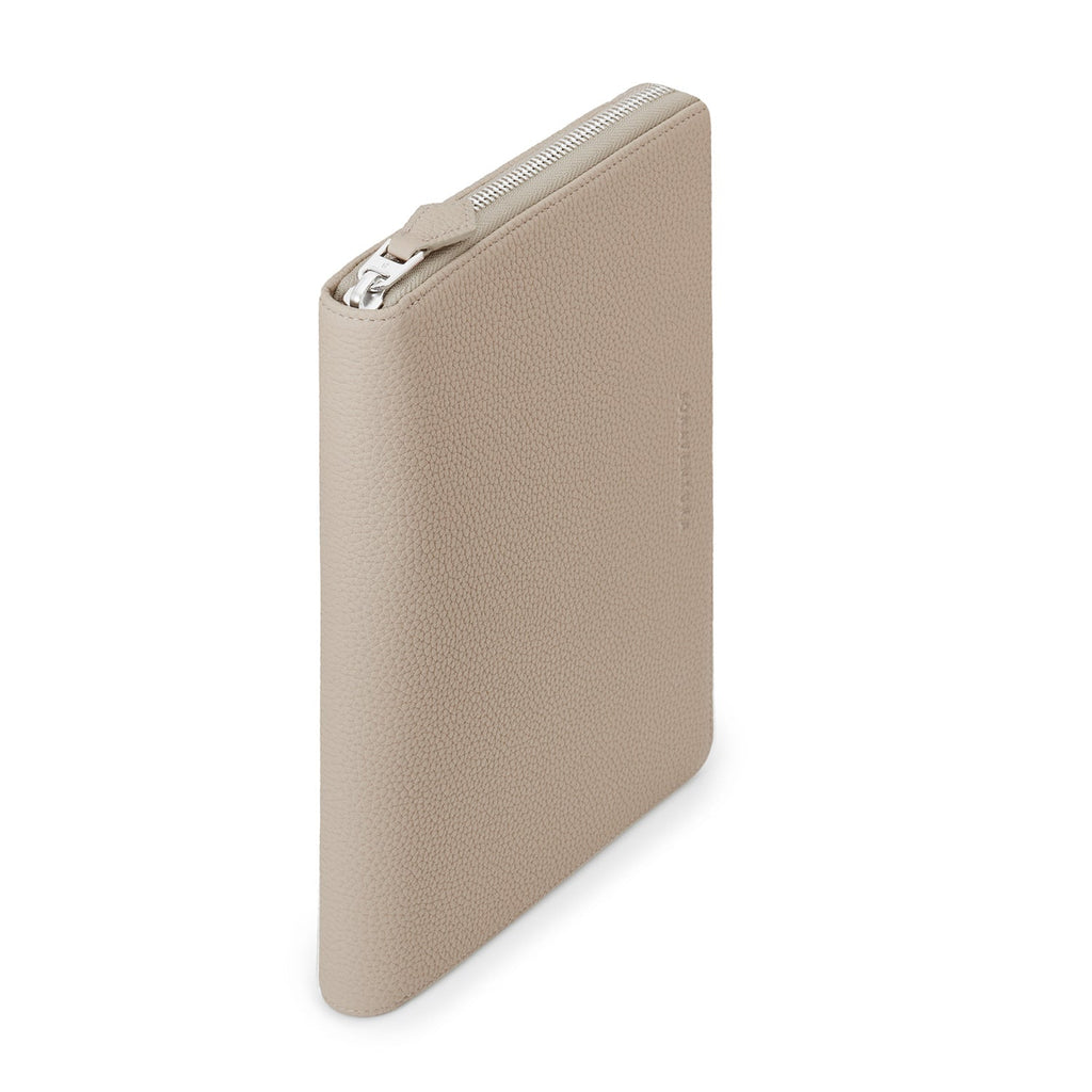 Functional Notebook Case Shrink Leather (A5 - Greige)