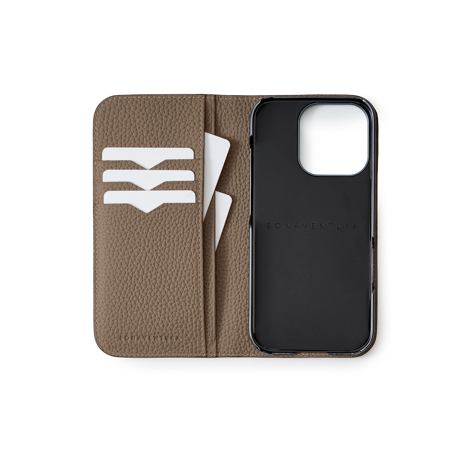 Diary Case Embossed Croco Leather (iPhone 16 Pro)