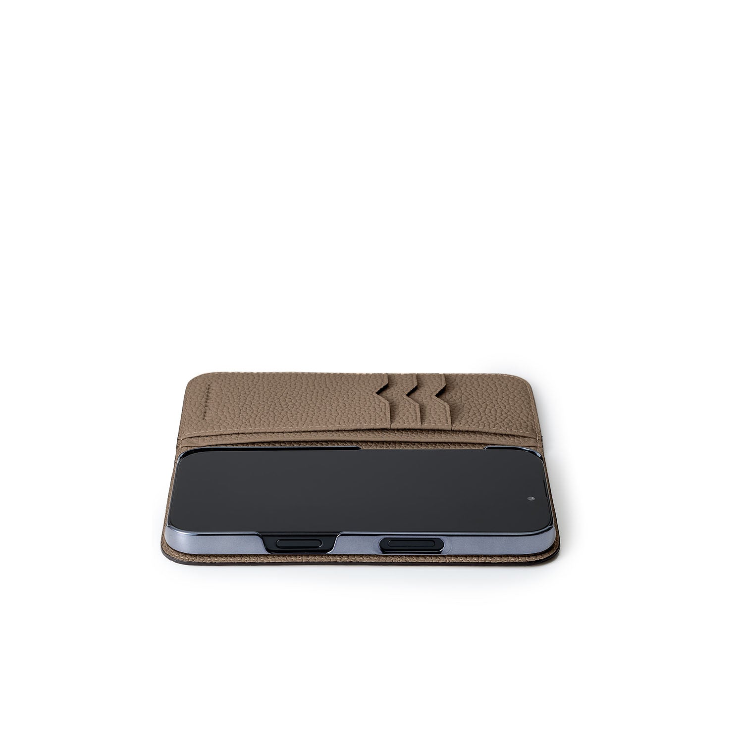 Diary Case Embossed Croco Leather (iPhone 16 Pro)