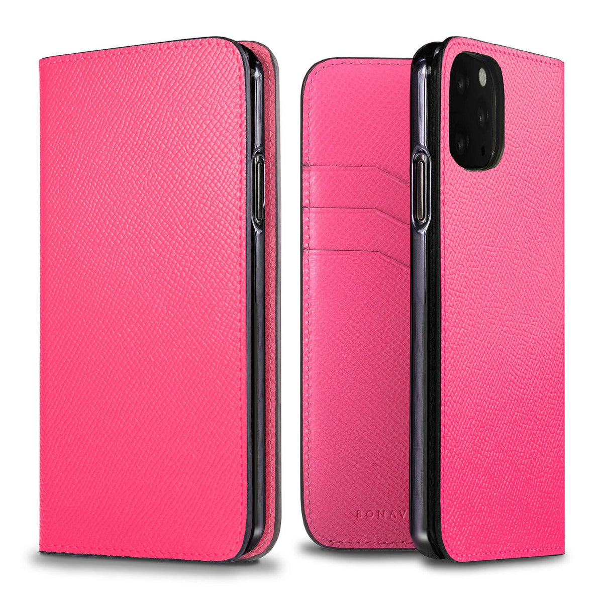 iPhone 11 Diary Case Nobile Leather (Fuchsia Pink)