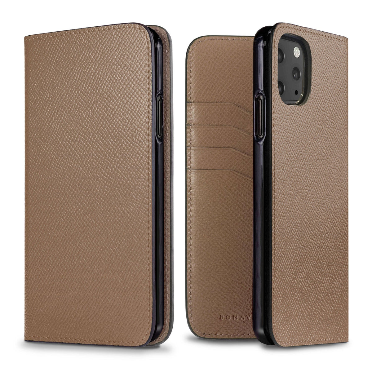iPhone 11 Pro Max Diary Case Nobile Leather (Etoupe)