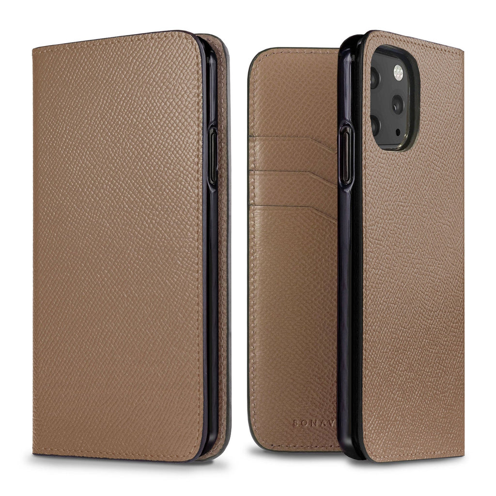 iPhone 11 Pro Diary Case Nobile Leather (Etoupe)