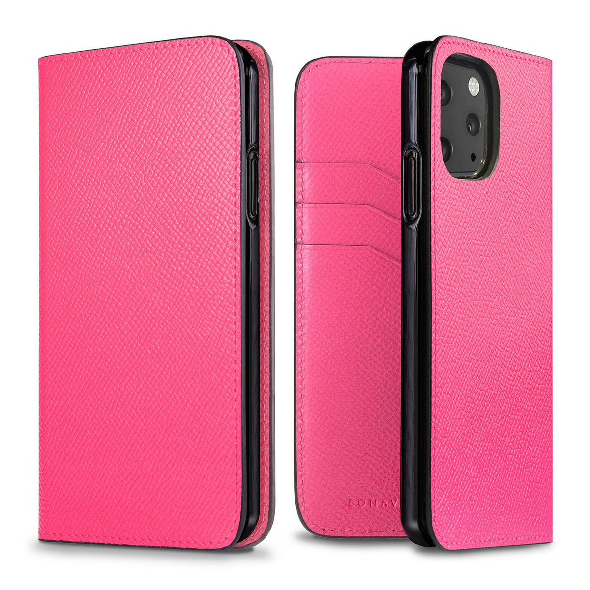 iPhone 11 Pro Diary Case Nobile Leather (Fuchsia Pink)