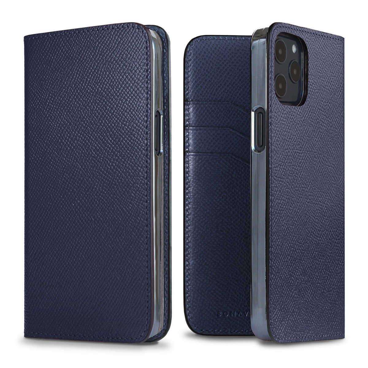 iPhone 12 / 12 Pro Diary Case Nobile Leather (Navy)