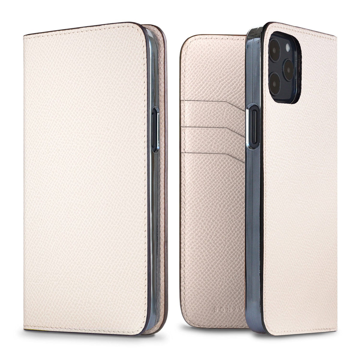 iPhone 12 / 12 Pro Diary Case Nobile Leather (White)