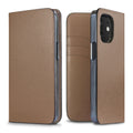 iPhone 12 mini Diary Case Nobile Leather (Etoupe)