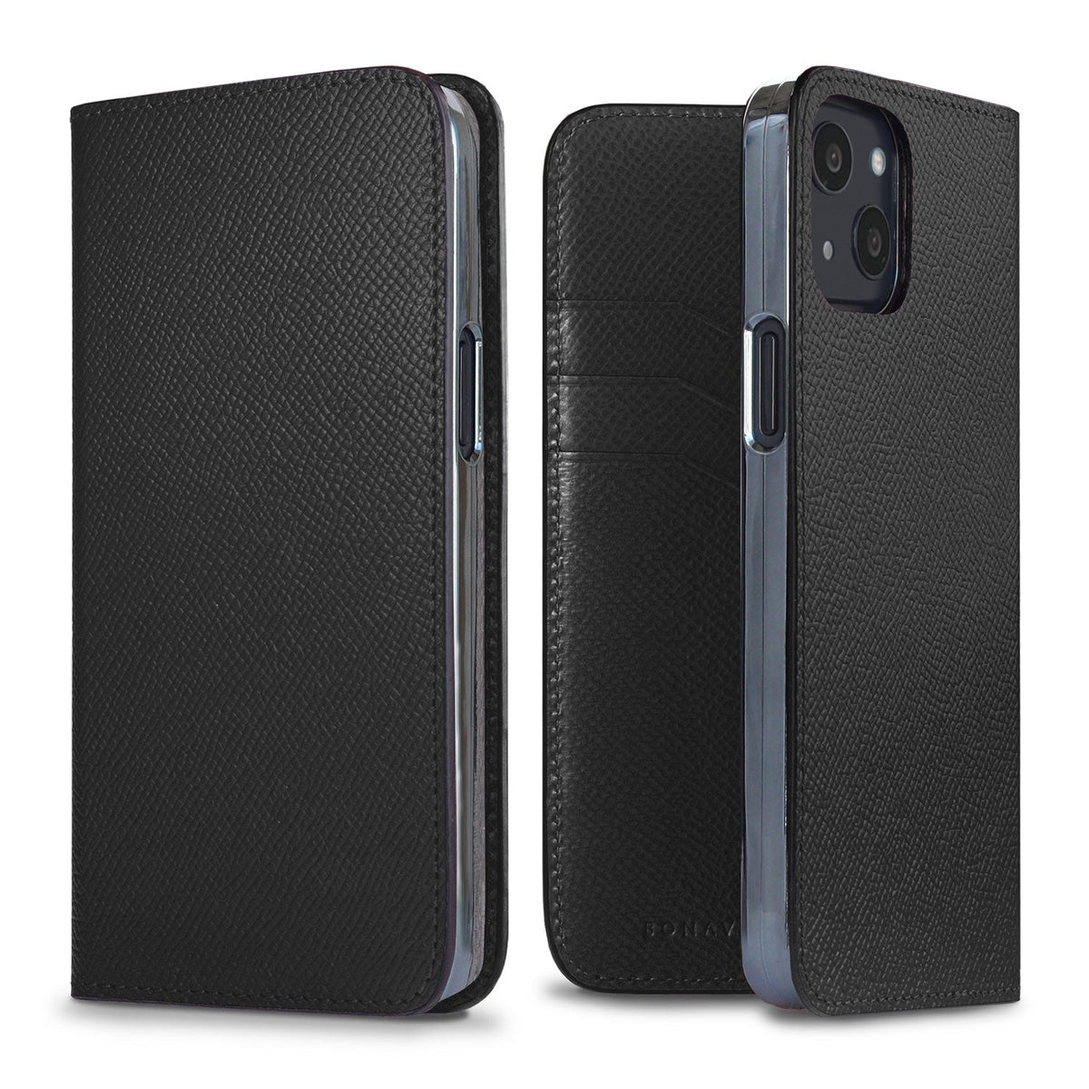 iPhone 13 Diary Case Nobile Leather (Black)