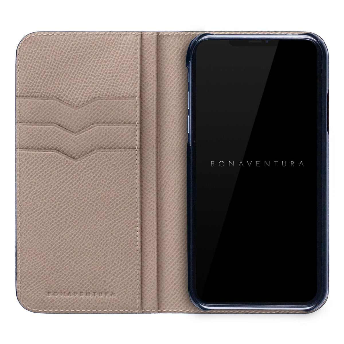 iPhone 13 Diary Case Nobile Leather (Greige)