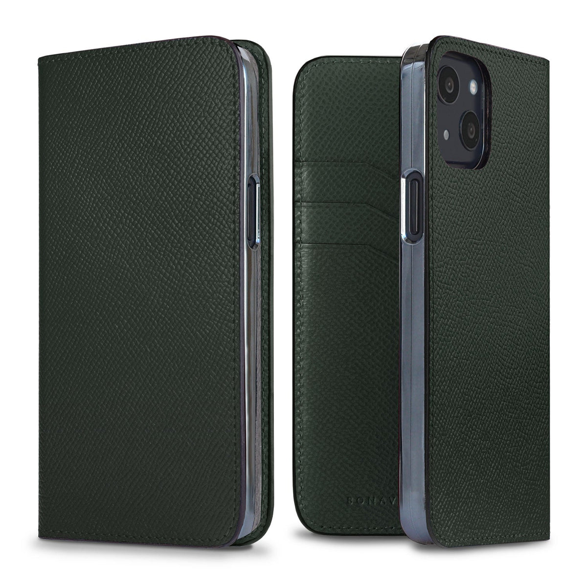 iPhone 13 Diary Case Nobile Leather (Malachite Green)