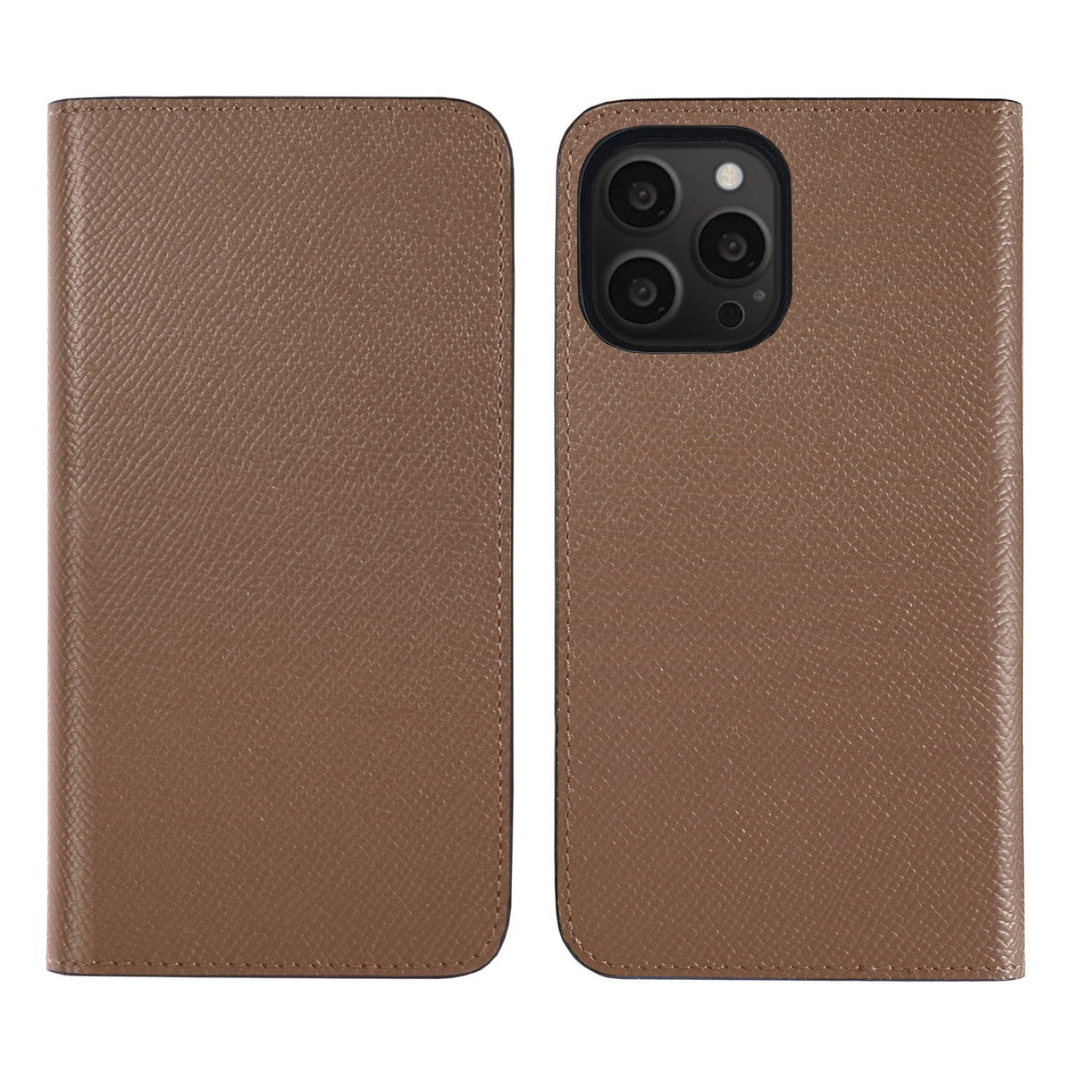 iPhone 13 Pro Diary Case Nobile Leather (Etoupe)