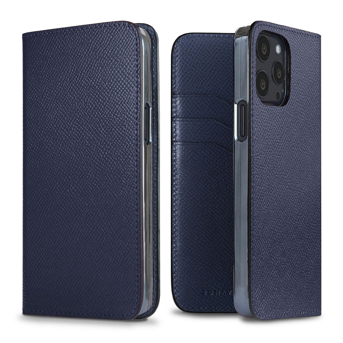 iPhone 13 Pro Diary Case Nobile Leather (Navy)