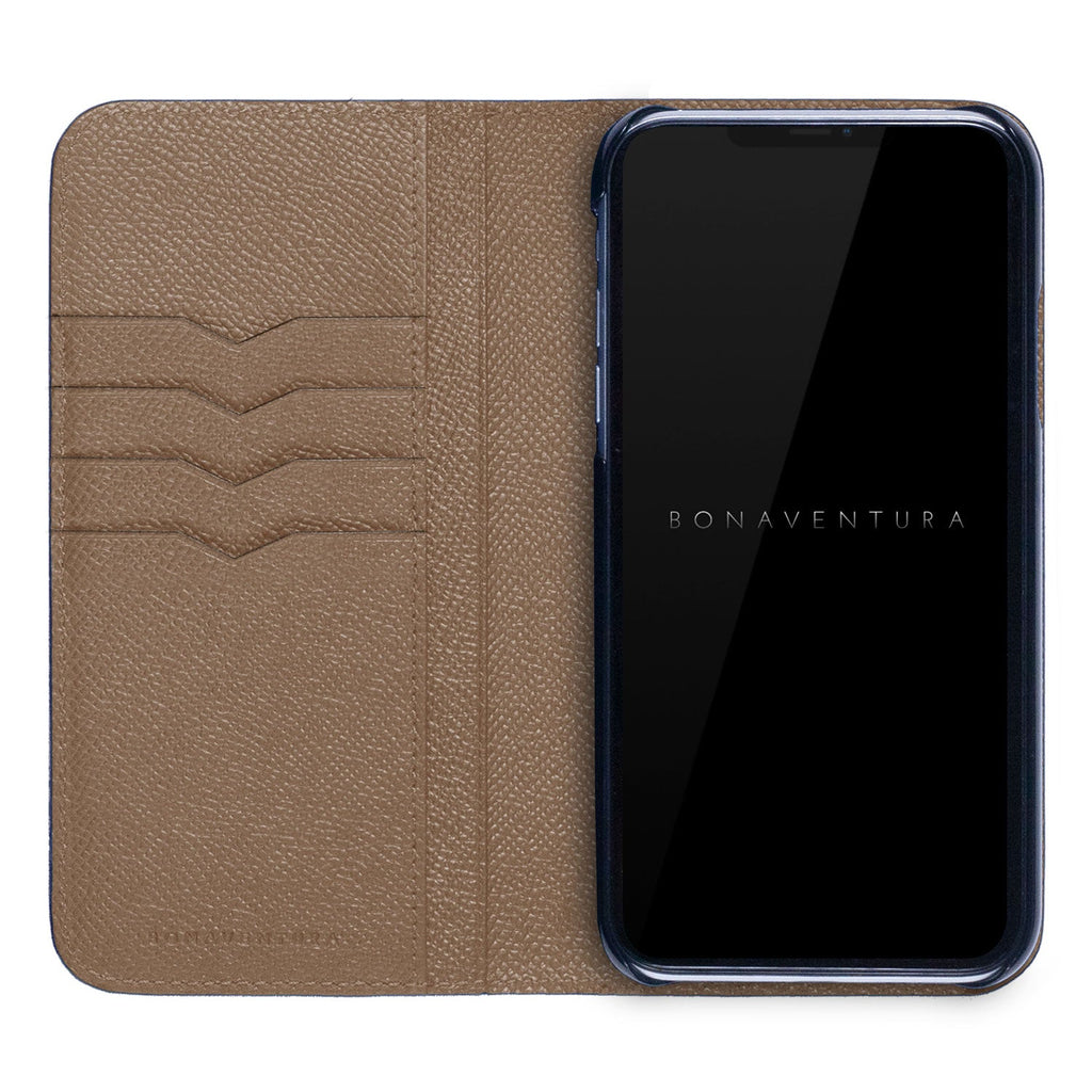 iPhone 13 Pro Max Diary Case Nobile Leather (Etoupe)