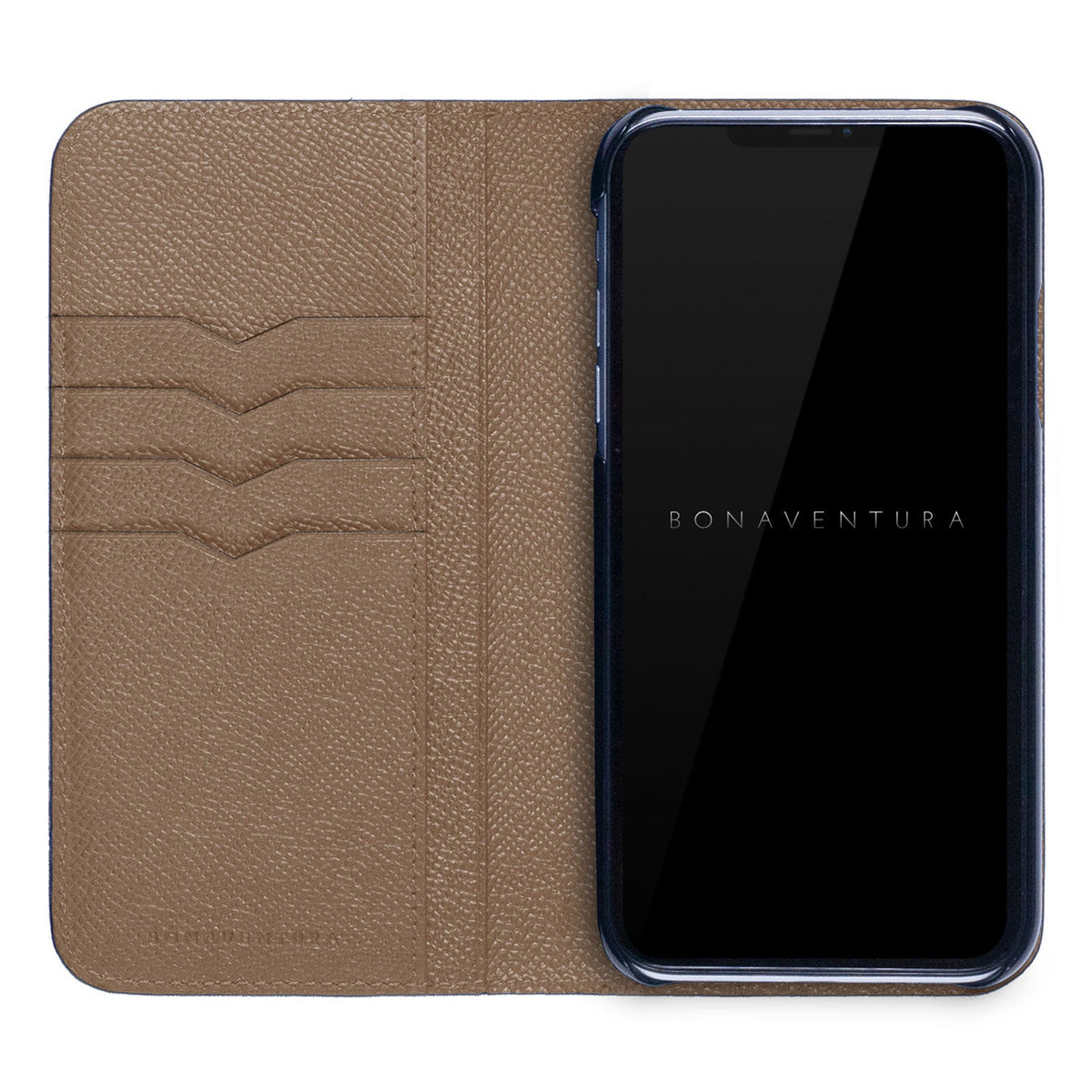 iPhone 13 Pro Max Diary Case Nobile Leather (Etoupe)