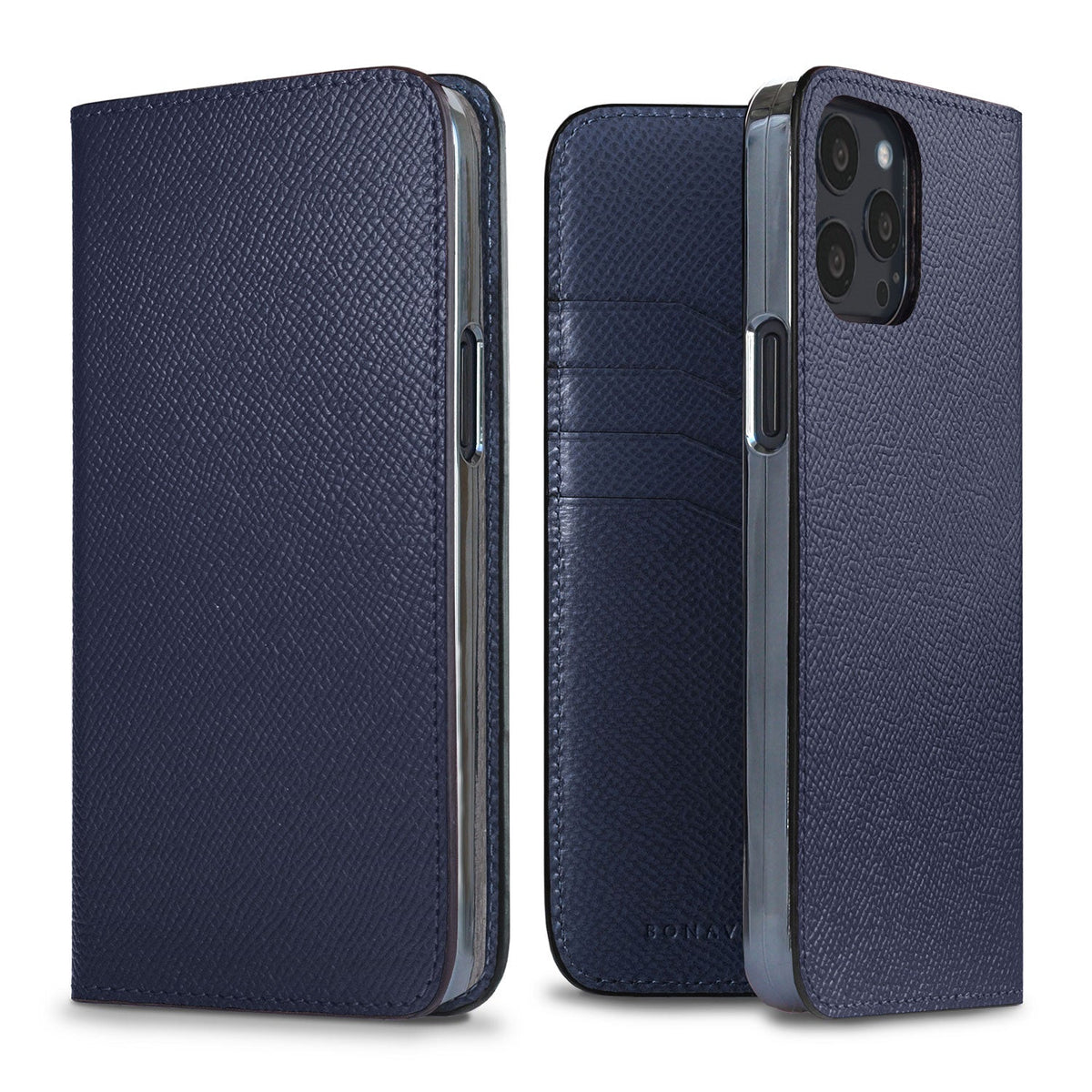 iPhone 13 Pro Max Diary Case Nobile Leather (Navy)