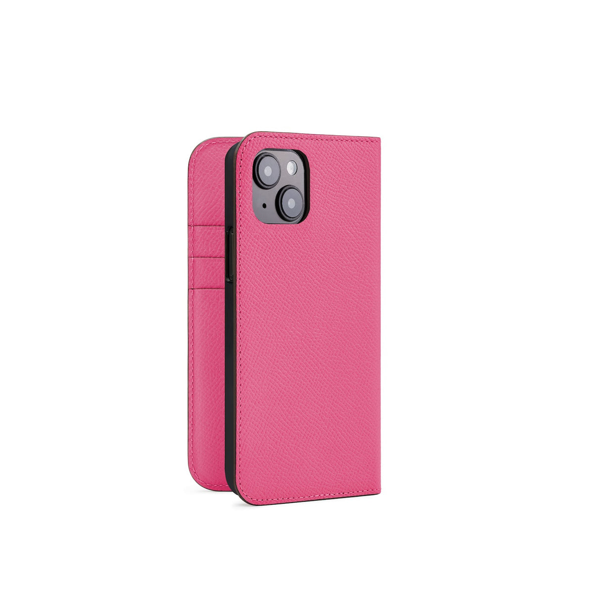 iPhone 14 Diary Case Nobile Leather (Fuchsia Pink)