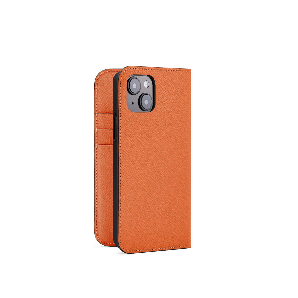 iPhone 14 Diary Case Nobile Leather (Orange)