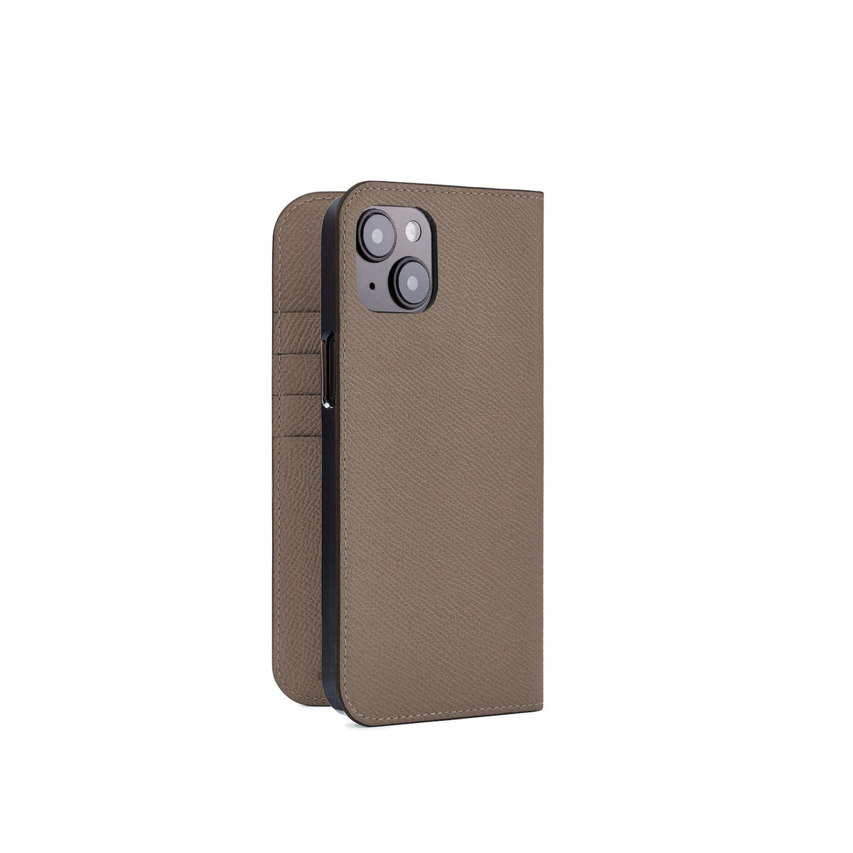 iPhone 14 Plus Diary Case Nobile Leather (Etoupe)
