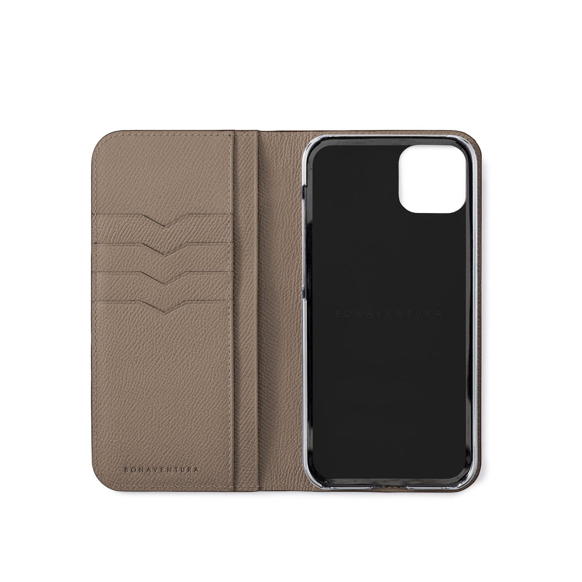 iPhone 14 Plus Diary Case Nobile Leather (Etoupe)