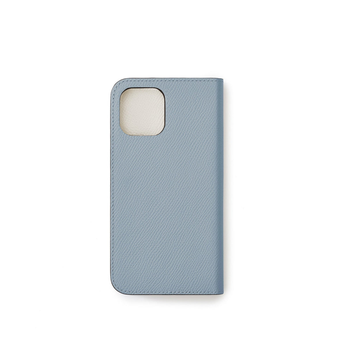 iPhone 14 Pro Max Diary Case Nobile Leather (Blue Lin × White)