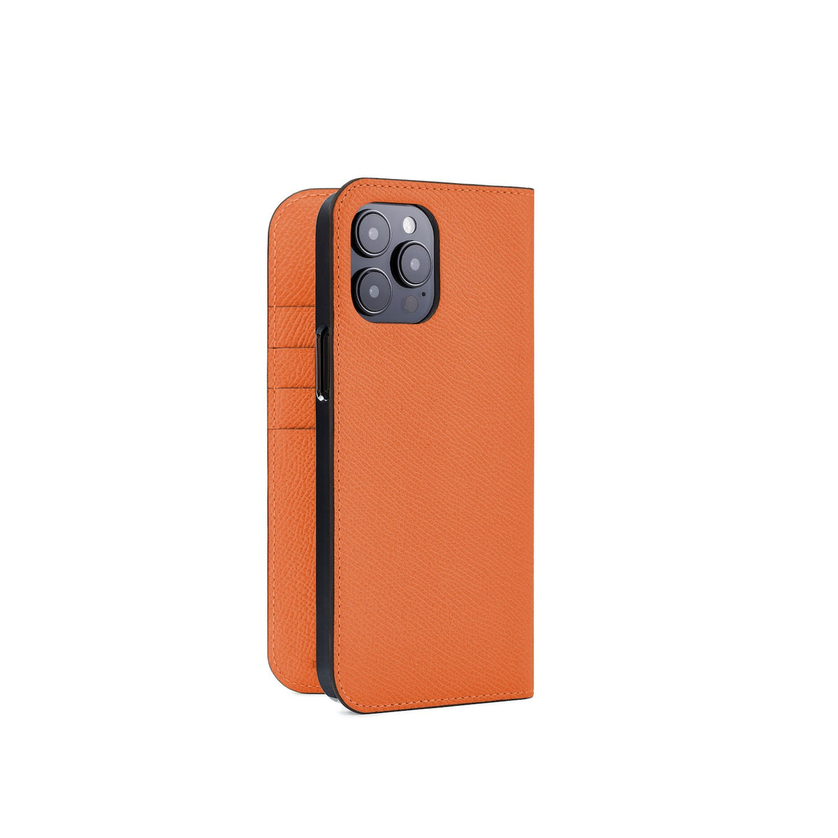 iPhone 14 Pro Max Diary Case Nobile Leather (Orange)