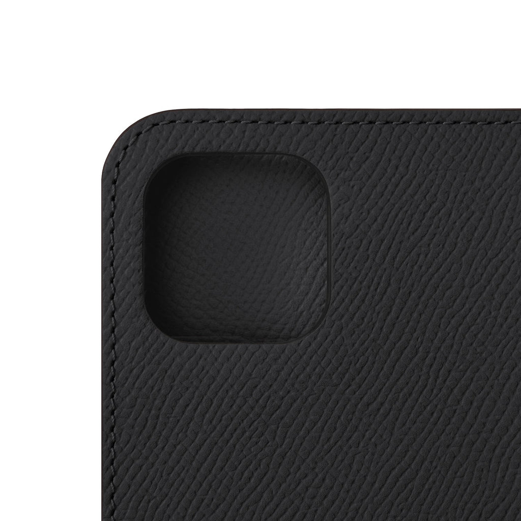 iPhone 15 Diary Case Nobile Leather (Black)