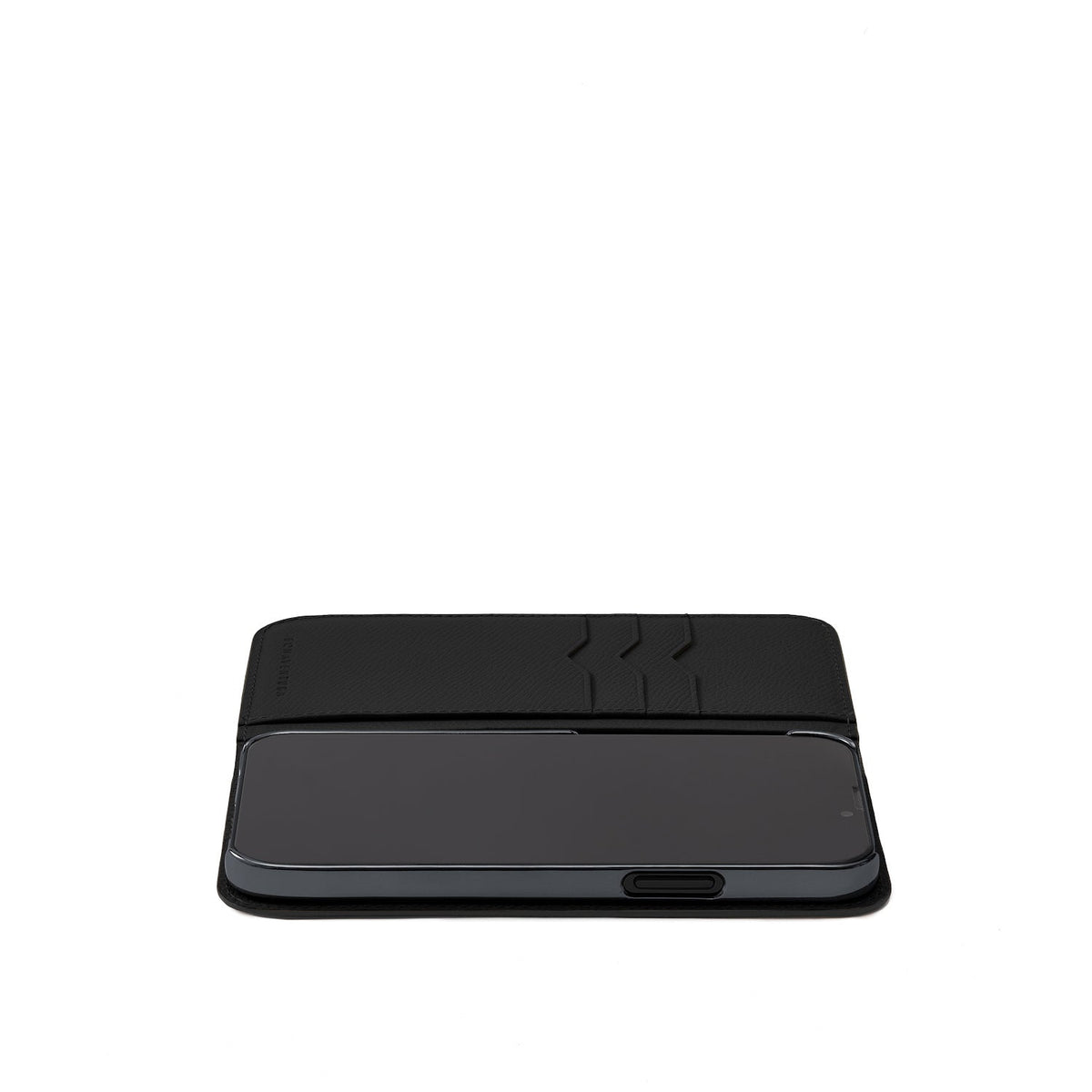 iPhone 15 Diary Case Nobile Leather (Black)