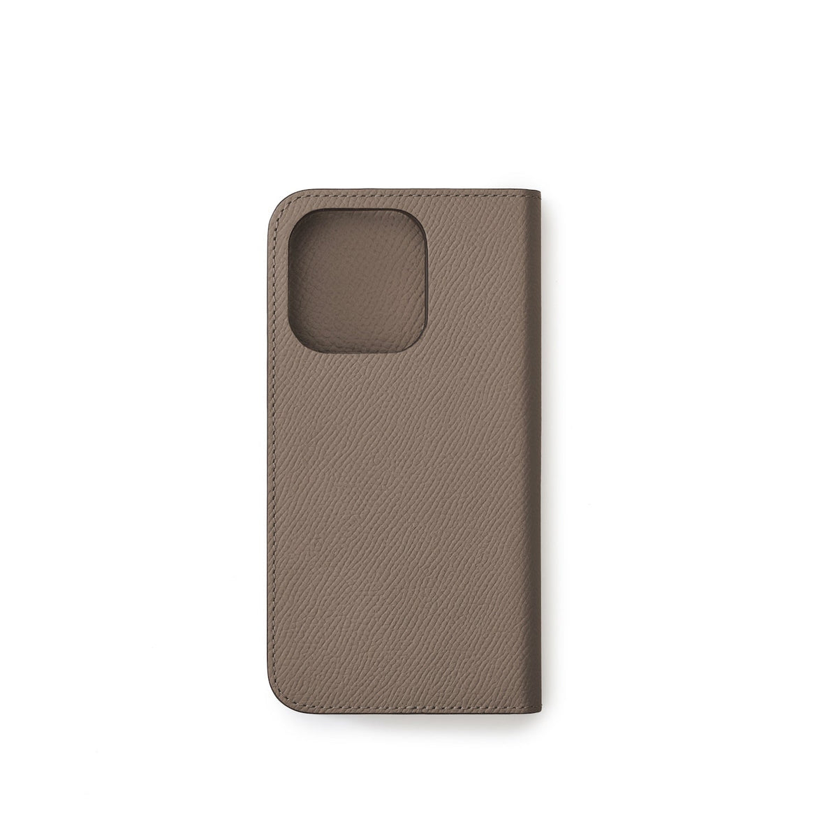 iPhone 15 Pro Diary Case Nobile Leather (Etoupe)