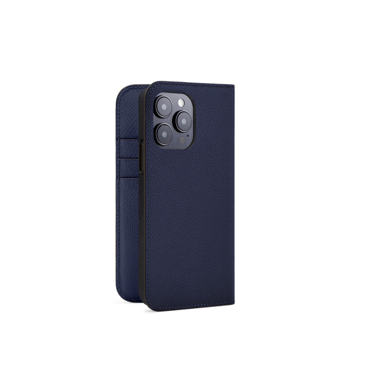 iPhone 15 Pro Diary Case Nobile Leather (Navy)