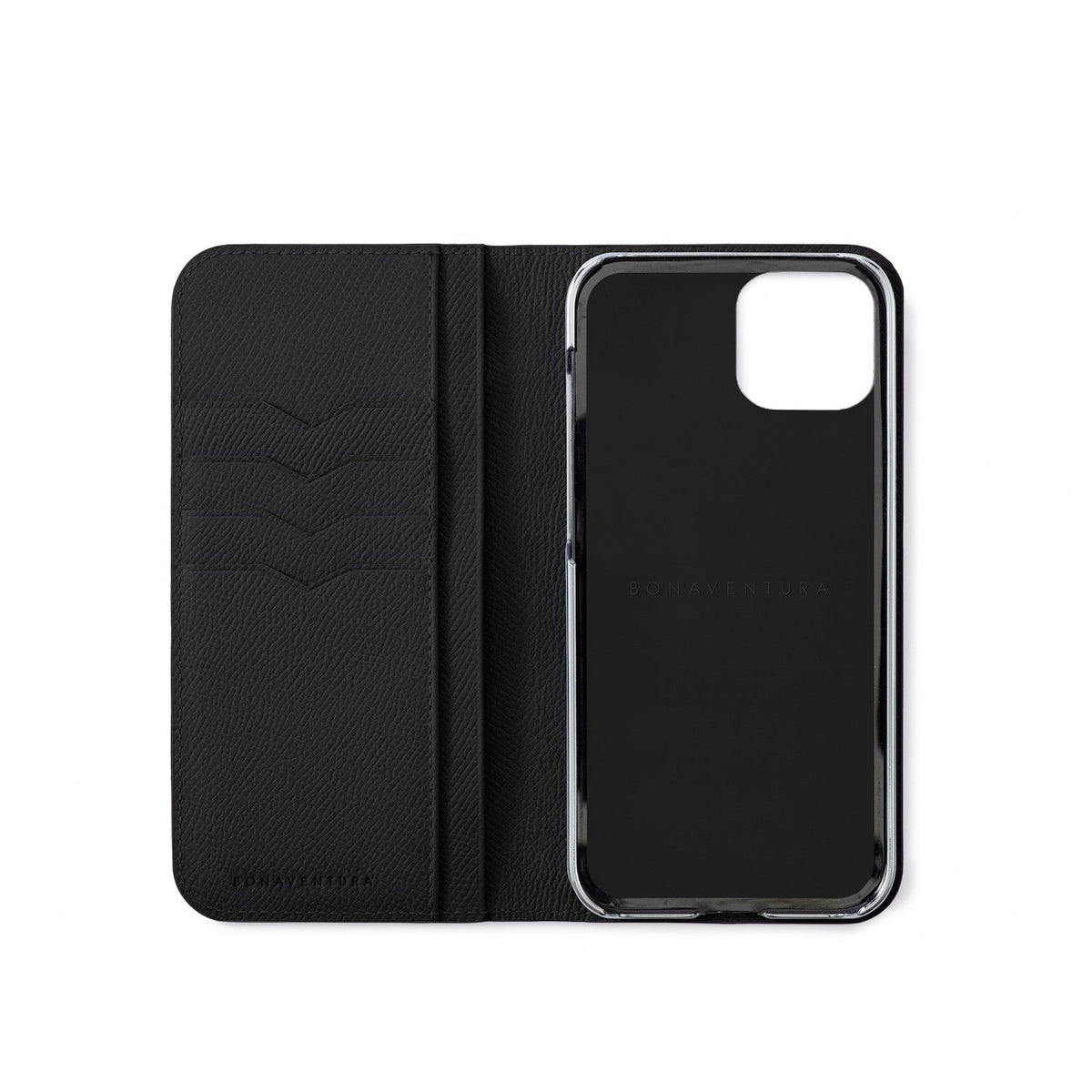 iPhone 15 Plus Diary Case Nobile Leather (Black)