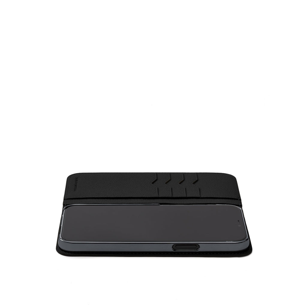 iPhone 15 Plus Diary Case Nobile Leather (Black)