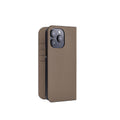 iPhone 15 Pro Max Diary Case Nobile Leather (Etoupe)