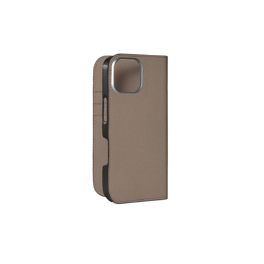 iPhone 16 Diary Case Nobile Leather (Etoupe)