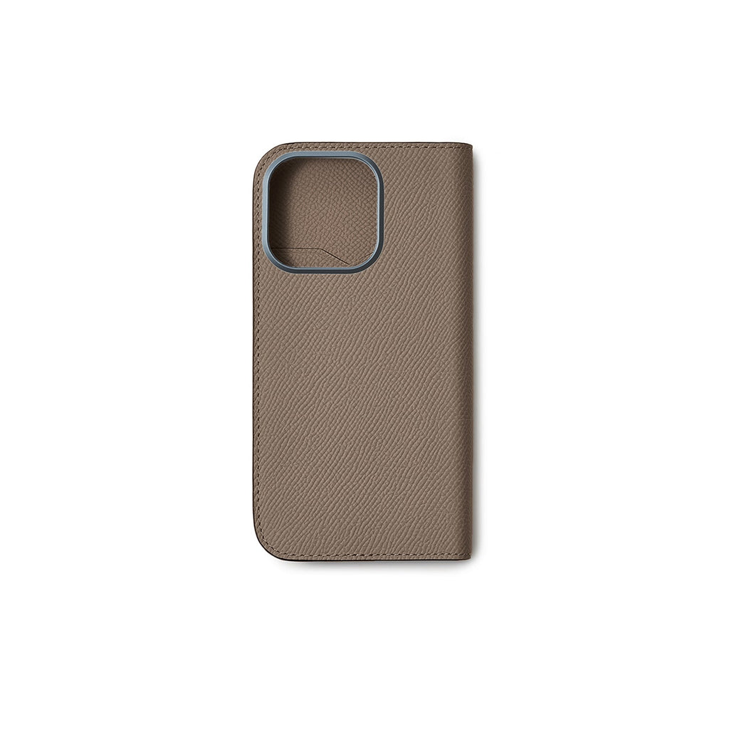 iPhone 16 Pro Diary Case Nobile Leather (Etoupe)