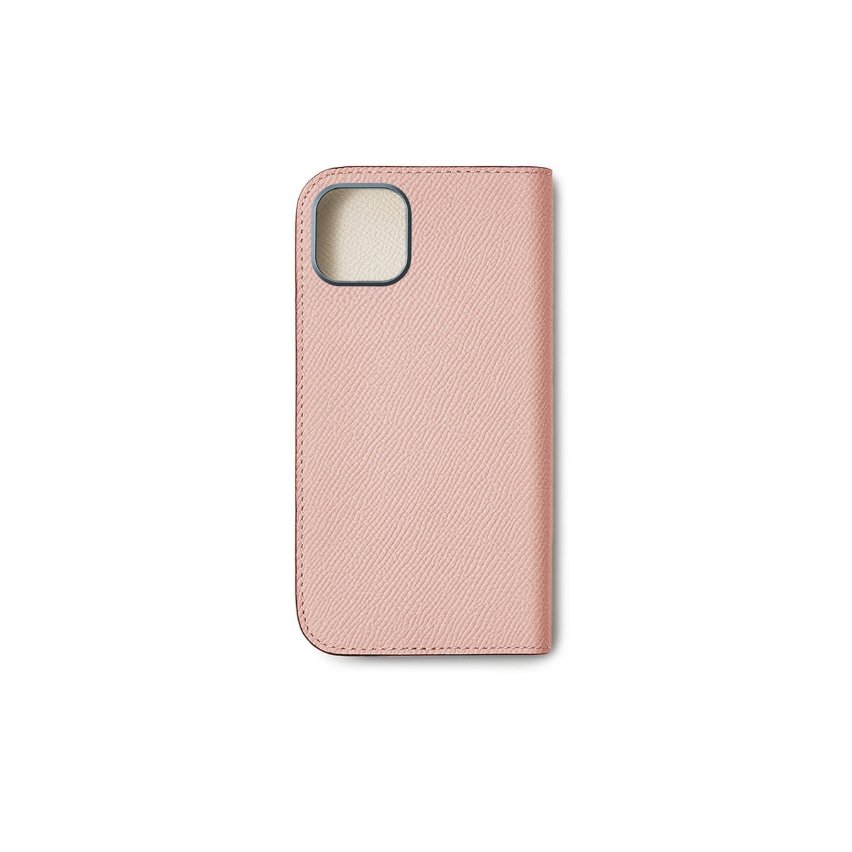 iPhone 16 Plus Diary Case Nobile Leather (Shell Pink × White)