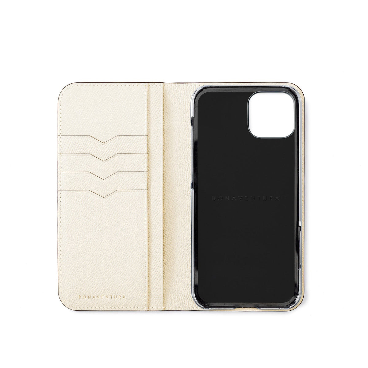 iPhone 16 Plus Diary Case Nobile Leather (Shell Pink × White)