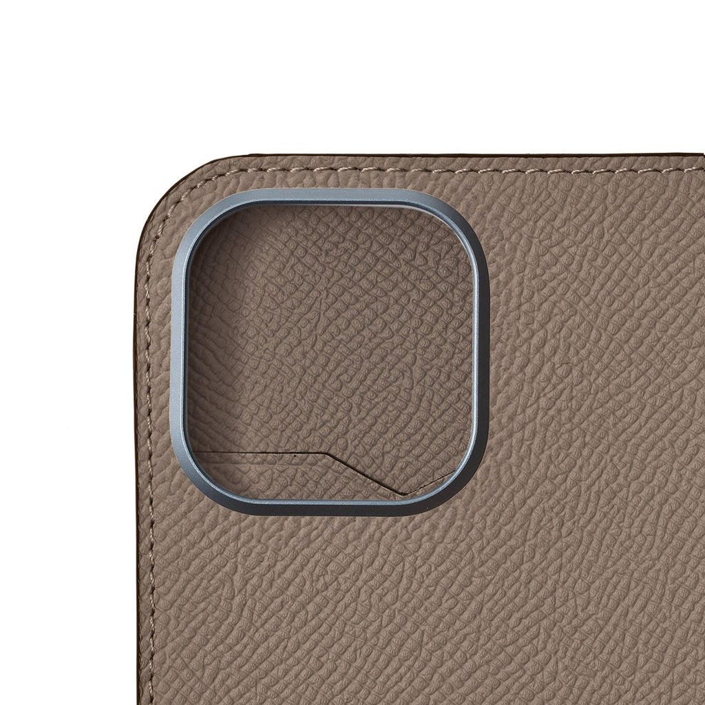 iPhone 16 Pro Max Diary Case Nobile Leather (Etoupe)
