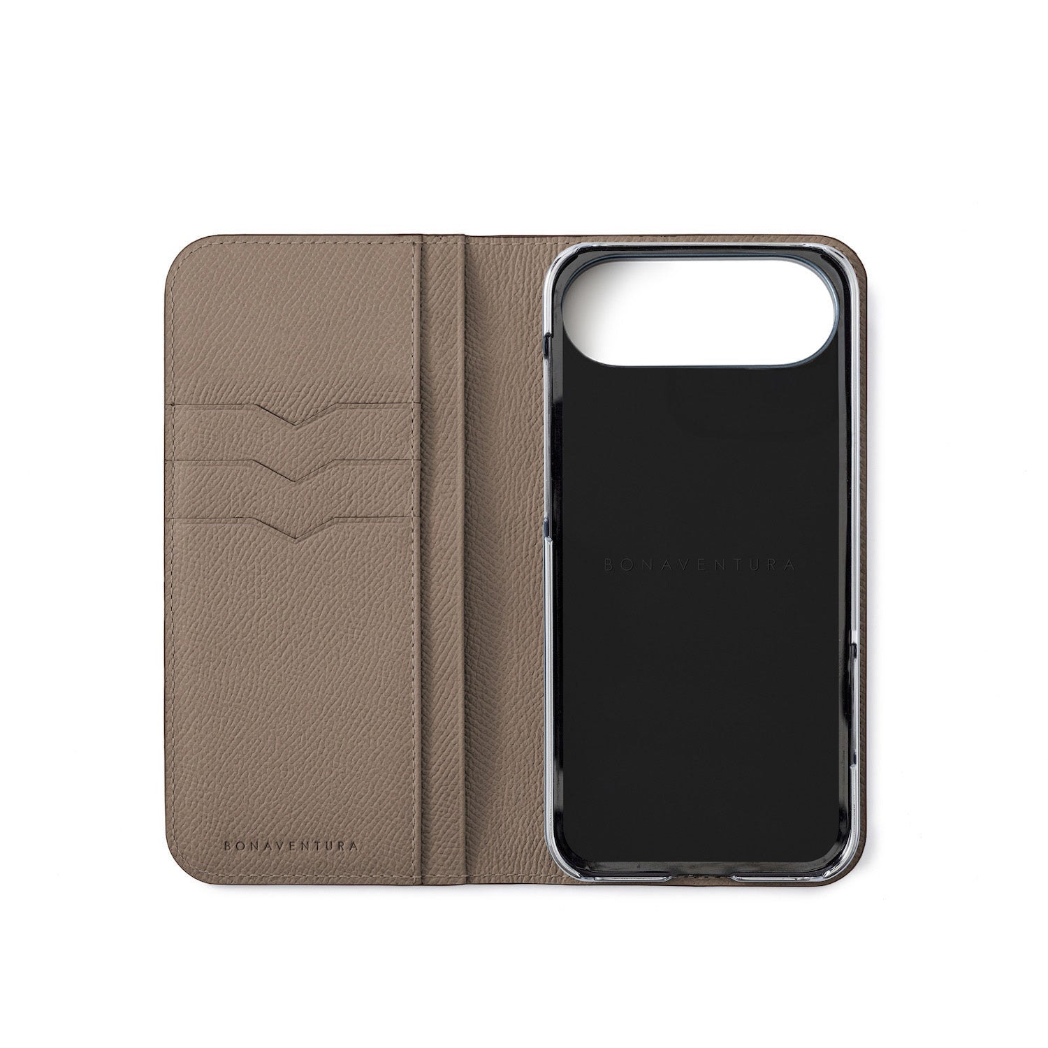 ボナベンチュラ iPhone17 Air ダイアリーケース ノービレレザー 黒 オンライン限定】 (iPhone Air) ダイアリーケース ノービレレザー