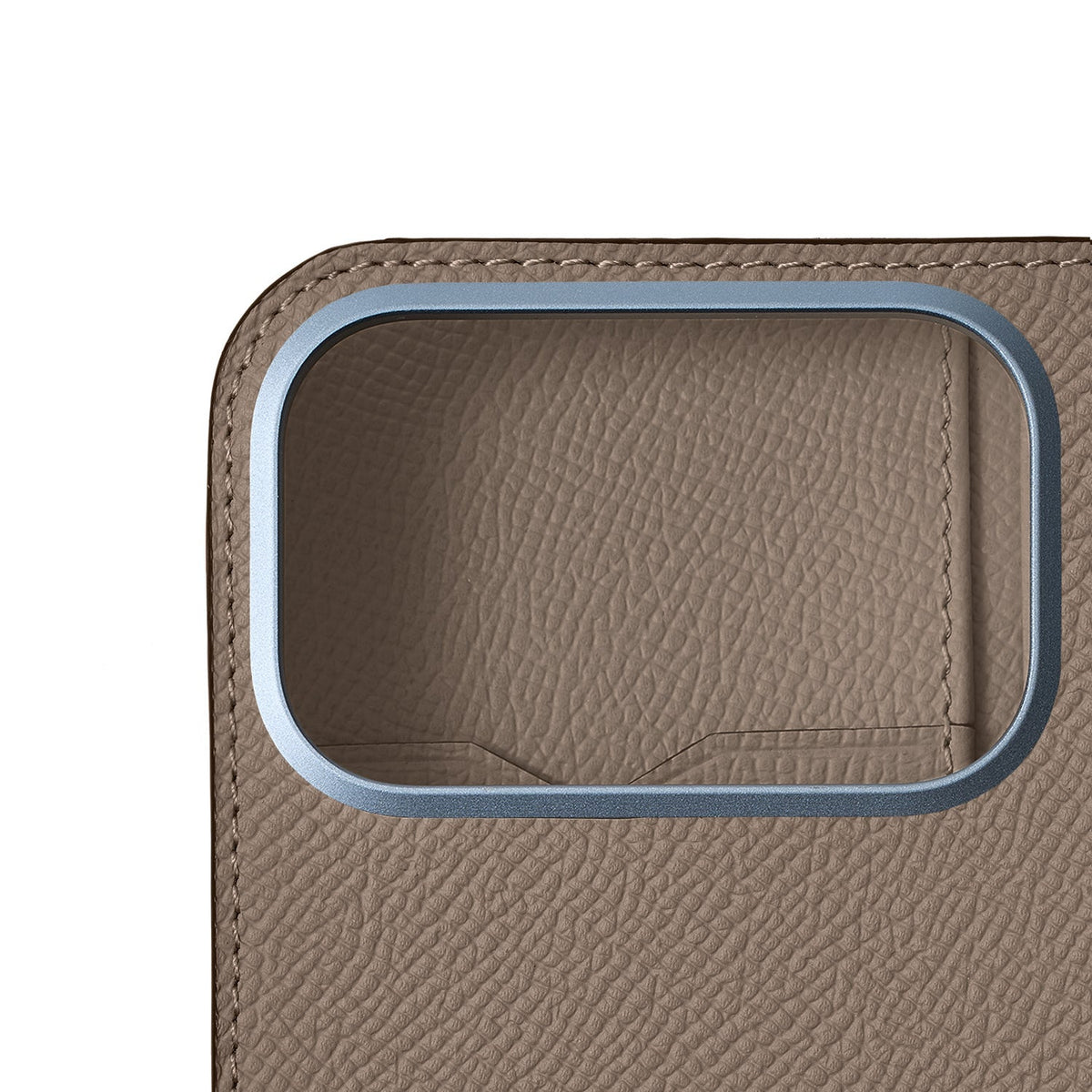 iPhone 17 Pro Diary Case Nobile Leather (Etoupe)