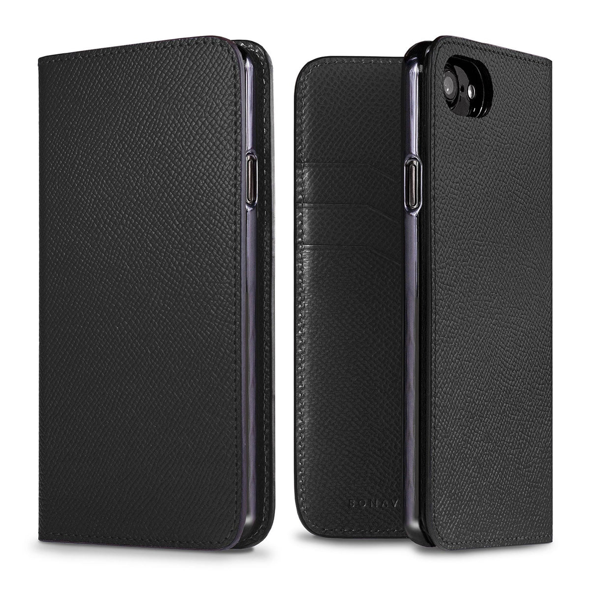 iPhone SE / 8 / 7 / 6s / 6 Diary Case Nobile Leather (Black)