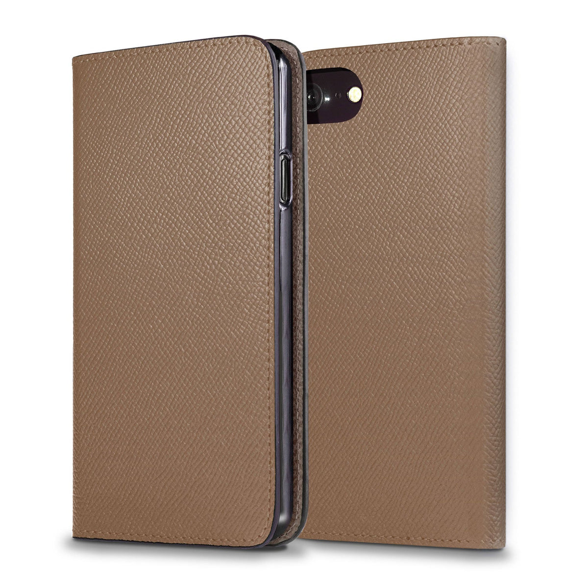 iPhone SE / 8 / 7 / 6s / 6 Diary Case Nobile Leather (Etoupe)