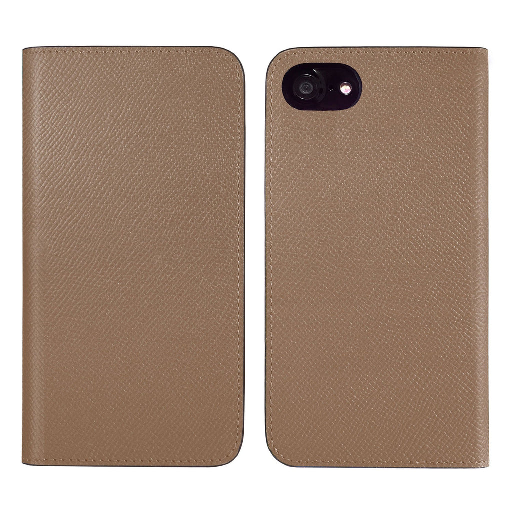 iPhone SE / 8 / 7 / 6s / 6 Diary Case Nobile Leather (Etoupe)