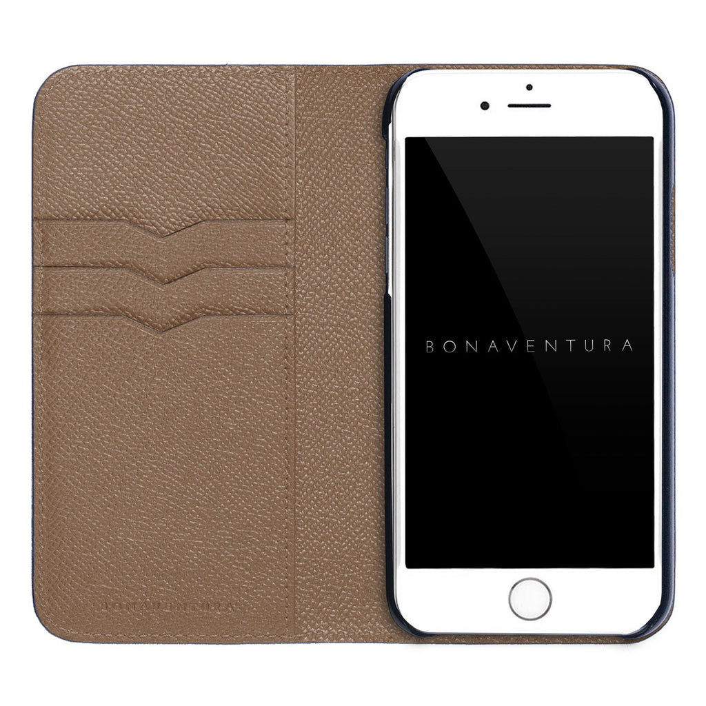 iPhone SE / 8 / 7 / 6s / 6 Diary Case Nobile Leather (Etoupe)