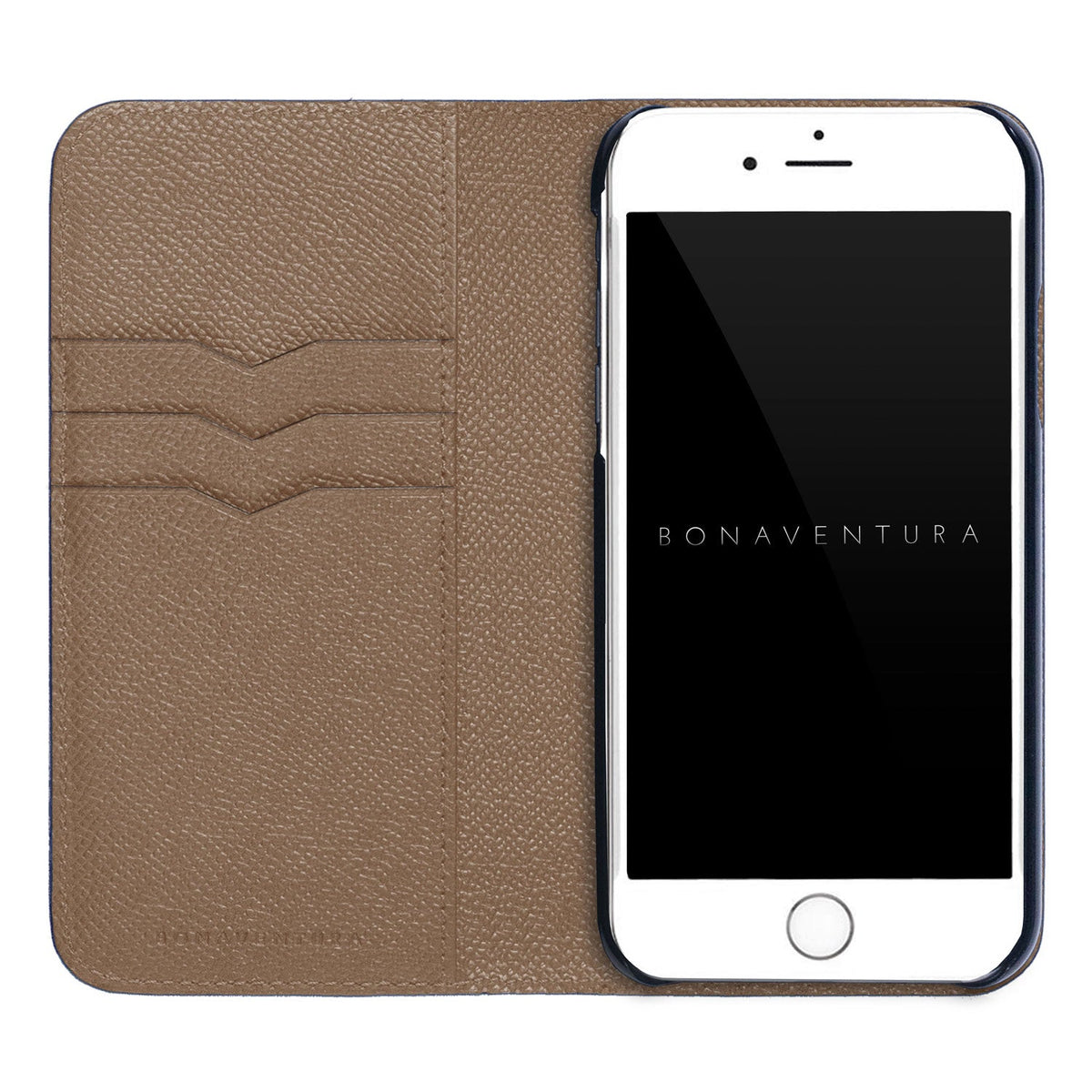 iPhone SE / 8 / 7 / 6s / 6 Diary Case Nobile Leather (Etoupe)