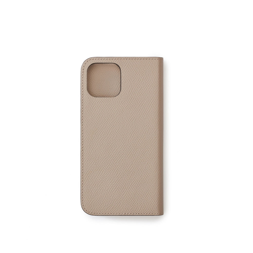 iPhone 15 Diary Case Nobile Leather (Greige)